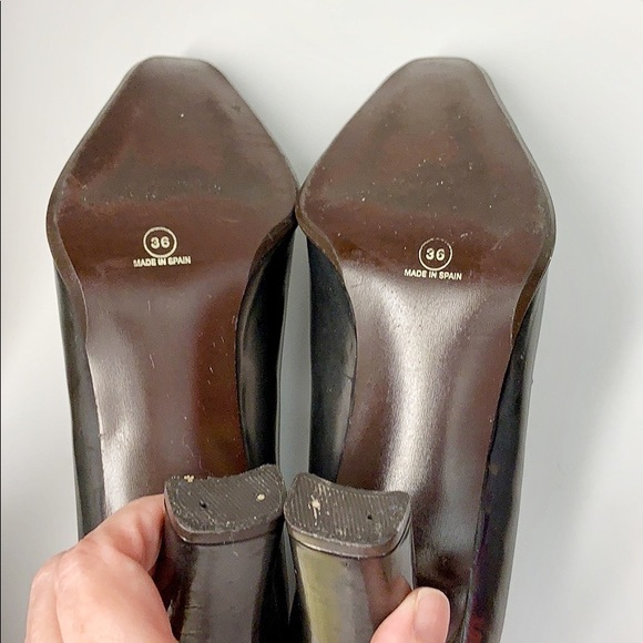 Zara Woman dark brown high heel pump - Picture 4 of 6